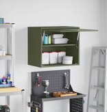 VidaXL Wandkast voor Garage Olijfgroen 60 x 40 x 53 cm