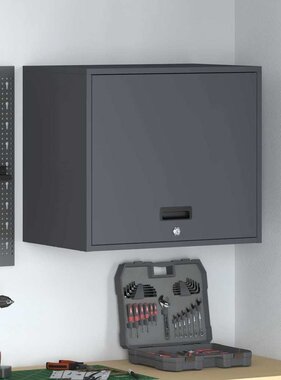 VidaXL Wandkast voor Garage Antraciet 60 x 40 x 53 cm