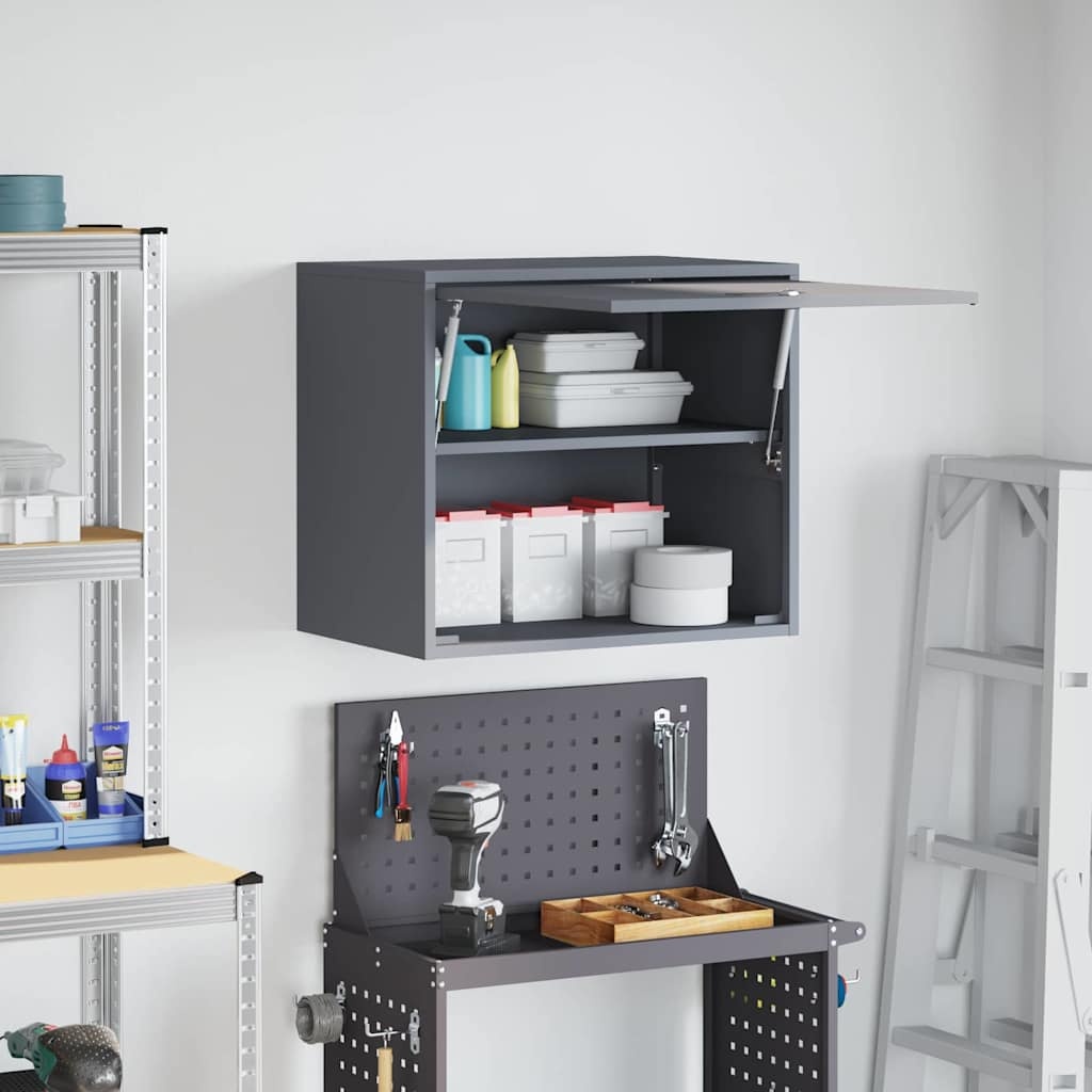 VidaXL Wandkast voor Garage Antraciet 60 x 40 x 53 cm