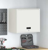 VidaXL Wandkast voor Garage Wit 60 x 40 x 53 cm Poedercoating staal