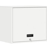 VidaXL Wandkast voor Garage Wit 60 x 40 x 53 cm Poedercoating staal