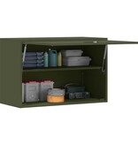 VidaXL Wandkast voor Garage Olijfgroen 80 x 40 x 53 cm