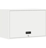 VidaXL Wandkast voor Garage Wit 80 x 40 x 53 cm Poedercoating staal