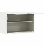 VidaXL Wandkast voor Garage Wit 80 x 40 x 53 cm Poedercoating staal