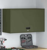 VidaXL Wandkast voor Garage Olijfgroen 90 x 40 x 53 cm