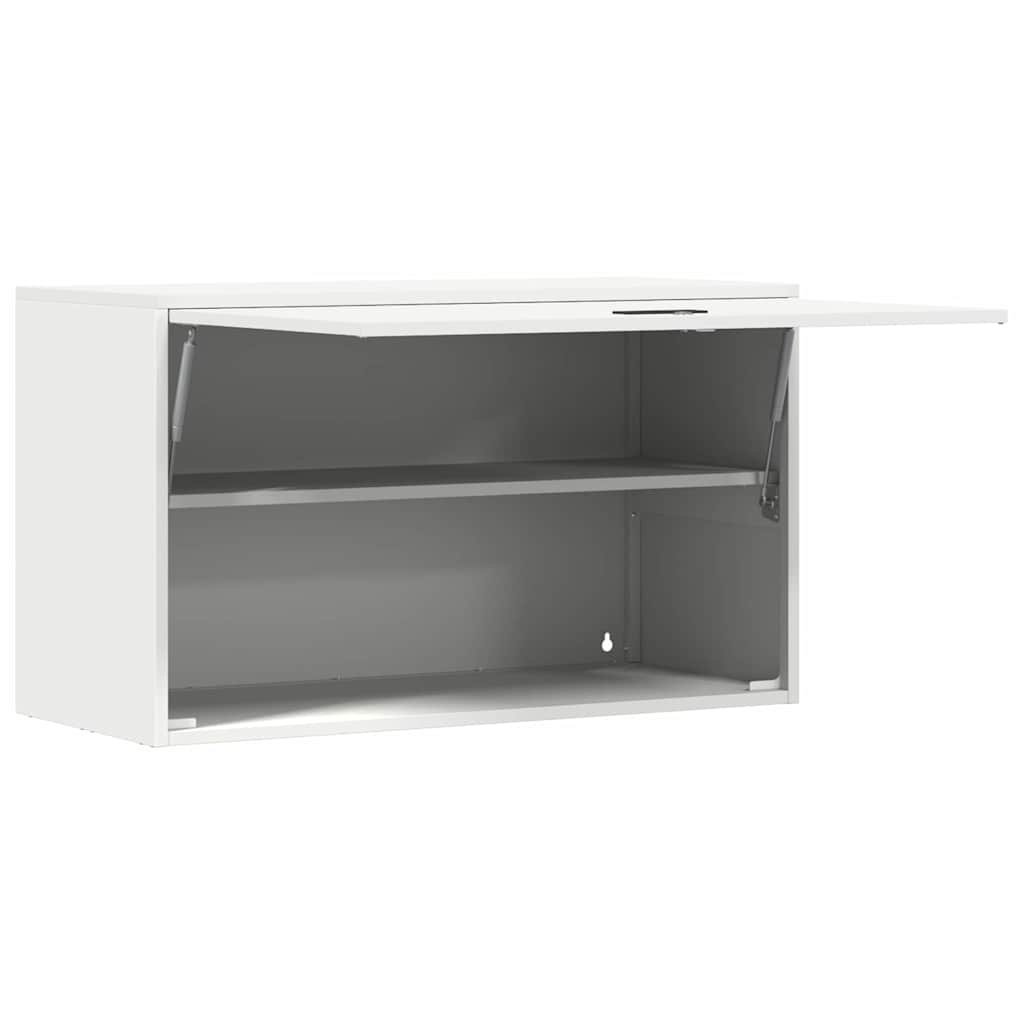 VidaXL Wandkast voor Garage Wit 90 x 40 x 53 cm Poedercoating staal