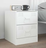 VidaXL Kast Handvatten 210 pcs Wit 85 x 45 mm Metaal