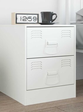 VidaXL Kast Handvatten 12 pcs Wit 85 x 45 mm Metaal