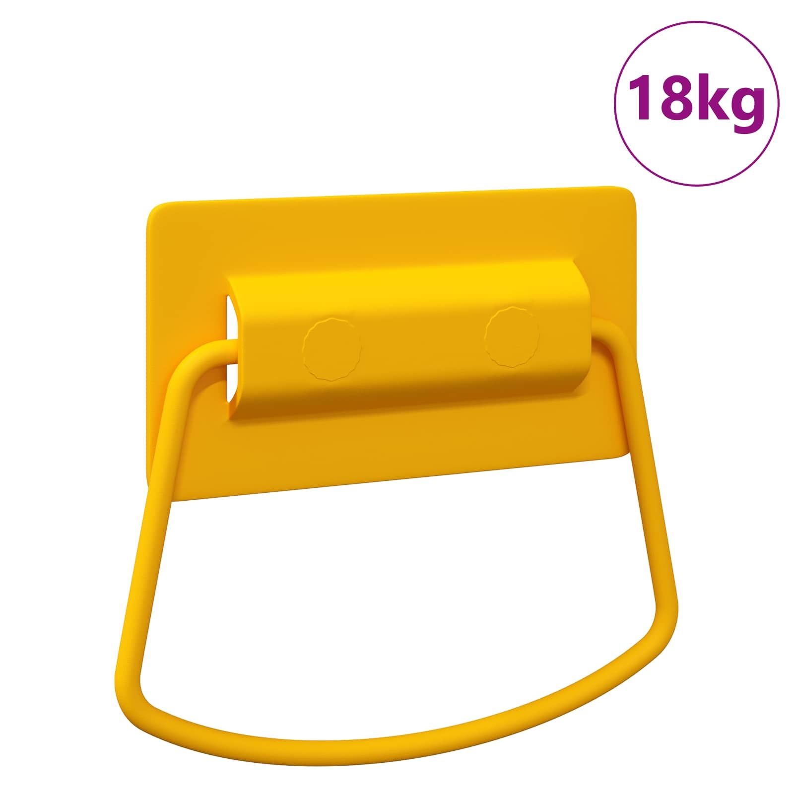 VidaXL Kast Handvatten 210 pcs Mosterdgeel 85 x 45 mm Metaal