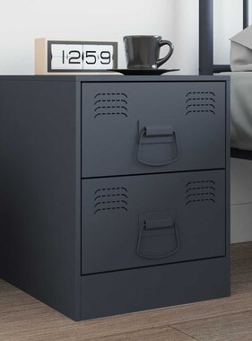 VidaXL Kast Handvatten 12 pcs Antraciet 85 x 45 mm Metaal