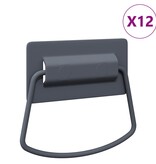 VidaXL Kast Handvatten 12 pcs Antraciet 85 x 45 mm Metaal