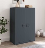 VidaXL Kast Handvatten 2 pcs Antraciet 85 x 45 mm Metaal