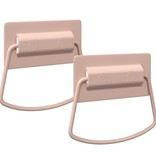 VidaXL Kast Handvatten 2 pcs Roze 85 x 45 mm Metaal