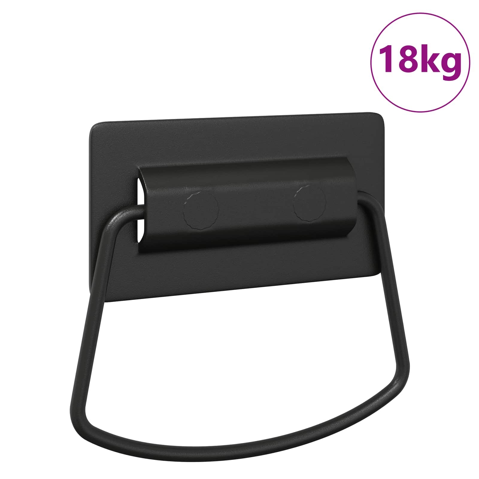 VidaXL Kast Handvatten 210 pcs Zwart 85 x 45 mm Metaal