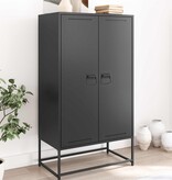 VidaXL Kast Handvatten 12 pcs Zwart 85 x 45 mm Metaal