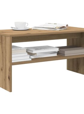 VidaXL Tv-meubel 80x40x40 cm bewerkt hout artisanaal eikenkleur