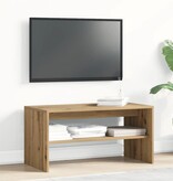 VidaXL Tv-meubel 80x40x40 cm bewerkt hout artisanaal eikenkleur