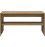 VidaXL Tv-meubel 80x40x40 cm bewerkt hout artisanaal eikenkleur