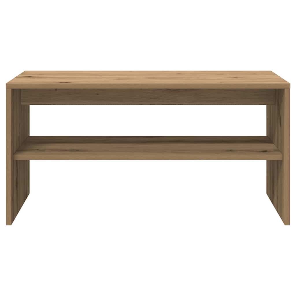 VidaXL Tv-meubel 80x40x40 cm bewerkt hout artisanaal eikenkleur