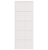 VidaXL Schuifdeur 80x208 cm massief grenenhout wit