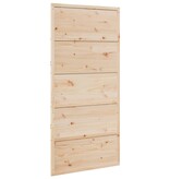 VidaXL Schuifdeur 100x208 cm massief grenenhout