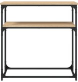 VidaXL Wandtafel 75x35,5x75 cm bewerkt hout sonoma eikenkleurig