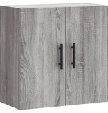 VidaXL Wandkast 60x31x60 cm bewerkt hout grijs sonoma eikenkleurig