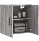 VidaXL Wandkast 60x31x60 cm bewerkt hout grijs sonoma eikenkleurig