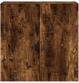 VidaXL Wandkast 60x31x60 cm bewerkt hout gerookt eikenkleurig