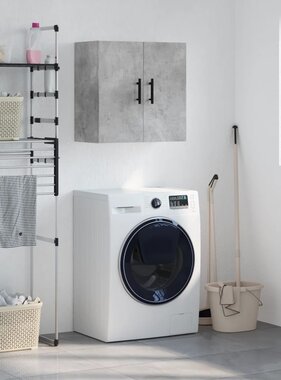 VidaXL Wandkast 60x31x60 cm bewerkt hout betongrijs