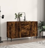 VidaXL Dressoir 100x36x60 cm bewerkt hout gerookt eikenkleurig