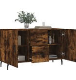 VidaXL Dressoir 100x36x60 cm bewerkt hout gerookt eikenkleurig