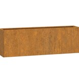 VidaXL Plantenbakken wandmontage 2 st 53x10x17 cm cortenstaal roestig