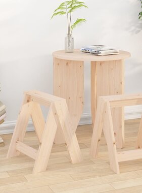 VidaXL Krukken 2 st 40x40x45 cm massief grenenhout