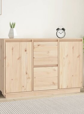 VidaXL Dressoir 111x34x75 cm massief grenenhout