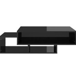 VidaXL Salontafel 105x55x32 cm bewerkt hout hoogglans zwart