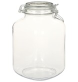 VidaXL Potten met sluiting 12 st 3 L glas