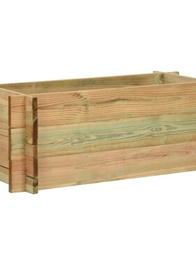 VidaXL Plantenbak 80 cm geïmpregneerd grenenhout