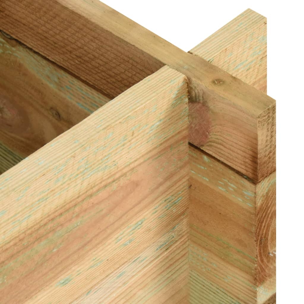 VidaXL Plantenbak 80 cm geïmpregneerd grenenhout