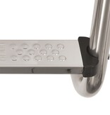 VidaXL Zwembadladder met 3 sporten 120 cm roestvrij staal 304