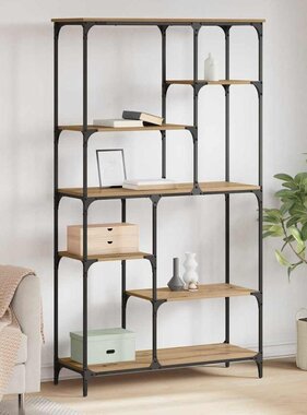 VidaXL Boekenkast Artisan Eiken 99 x 35,5 x 176 cm Bewerkt hout