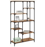 VidaXL Boekenkast Oudhout 99 x 35,5 x 176 cm Bewerkt hout