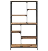VidaXL Boekenkast Oudhout 99 x 35,5 x 176 cm Bewerkt hout