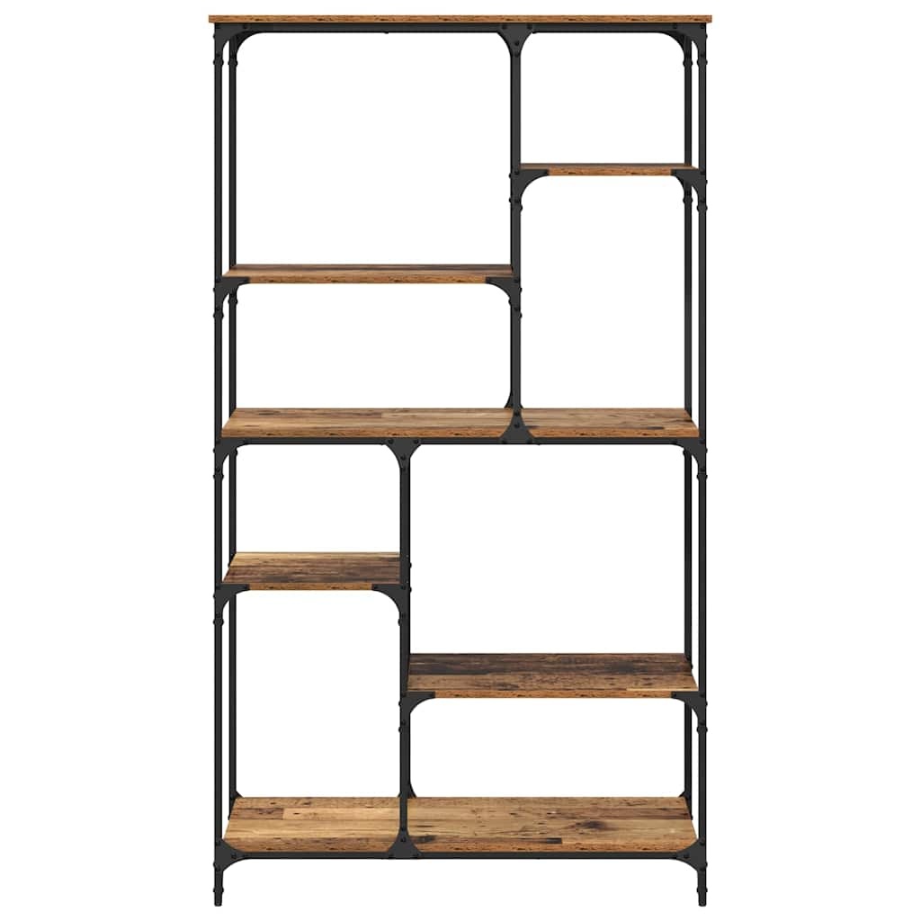 VidaXL Boekenkast Oudhout 99 x 35,5 x 176 cm Bewerkt hout