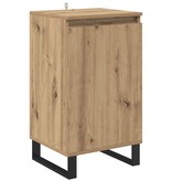 VidaXL Dressoir Artisan Eiken 40 x 35 x 70 cm Bewerkt hout