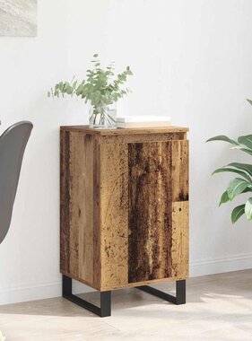 VidaXL Dressoir Oudhout 40 x 35 x 70 cm Bewerkt hout