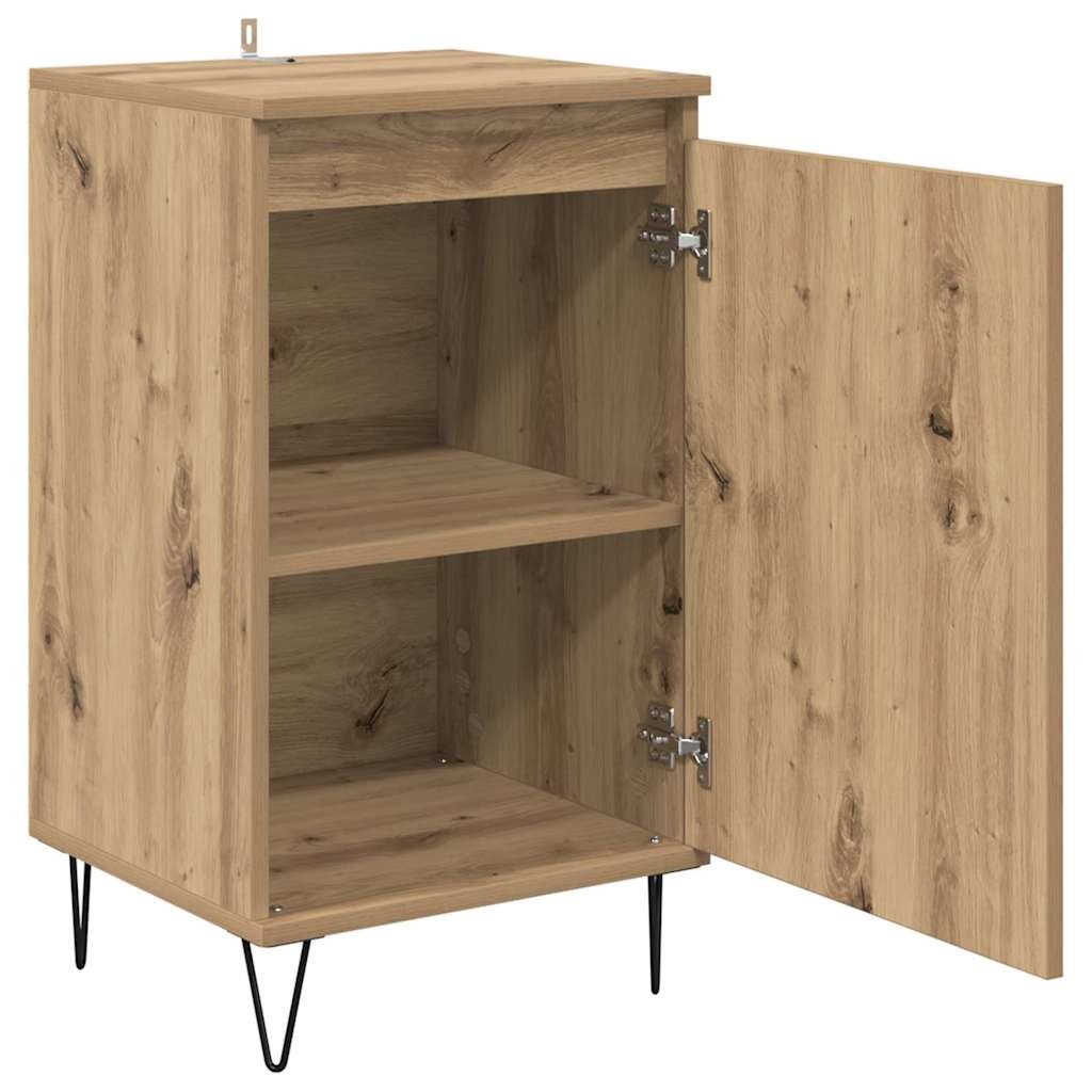 VidaXL Dressoir Artisan Eiken 40 x 35 x 70 cm Bewerkt hout