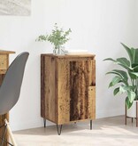 VidaXL Dressoir Wandgemonteerd Oudhout 40 x 35 x 70 cm Bewerkt hout