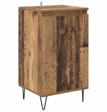 VidaXL Dressoir Wandgemonteerd Oudhout 40 x 35 x 70 cm Bewerkt hout