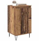 VidaXL Dressoir Wandgemonteerd Oudhout 40 x 35 x 70 cm Bewerkt hout